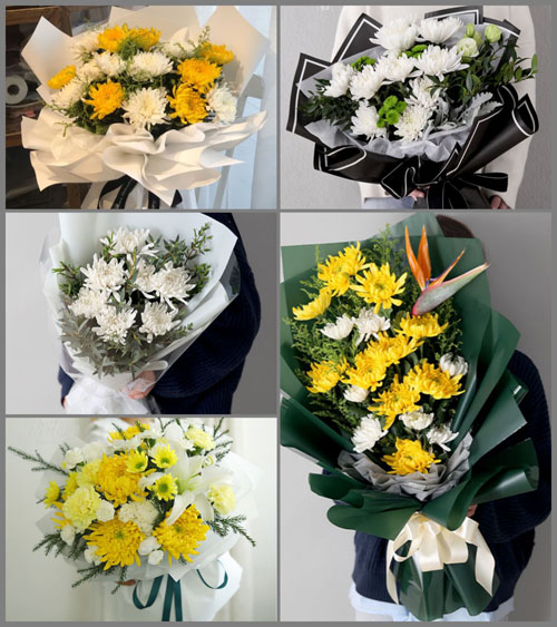 江苏常州武进区雪堰镇绣衣村白事花束代送